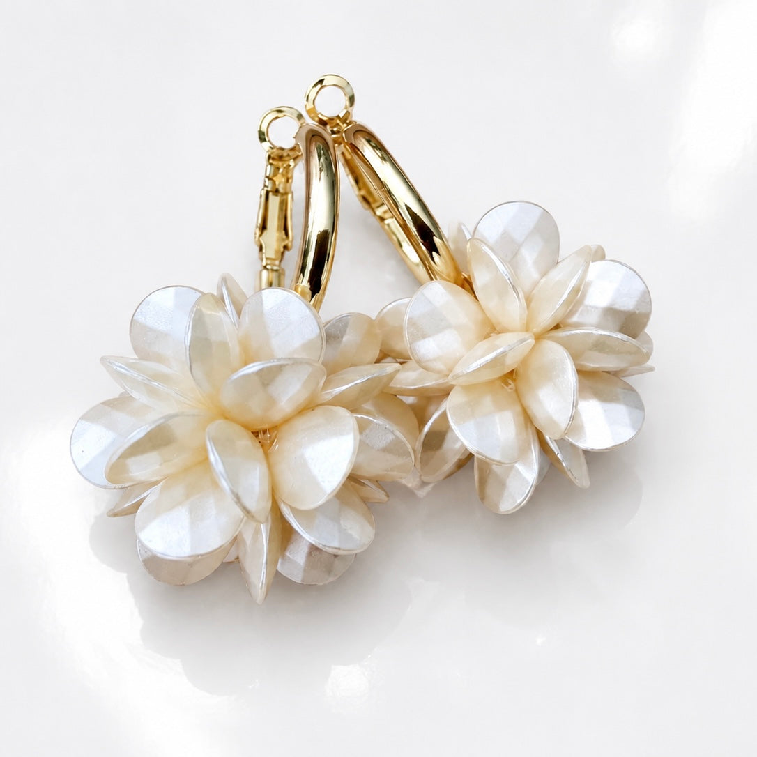 Boucles d’oreilles Camélia