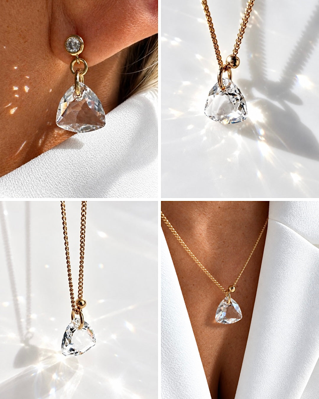 Collier Envol cristal