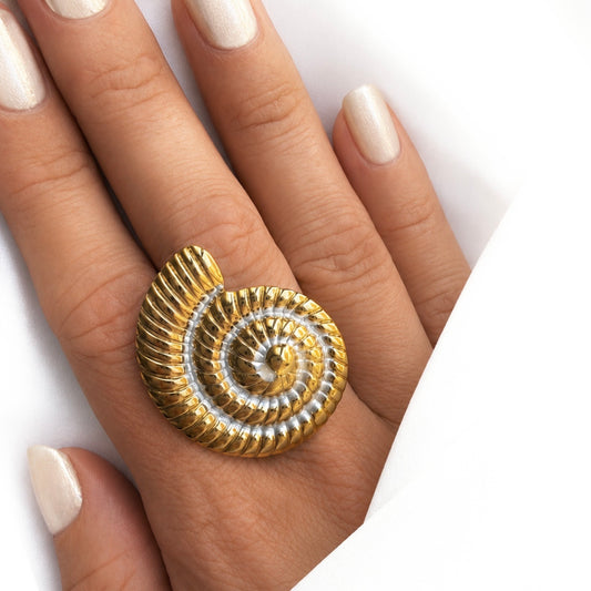 Bague Nautile