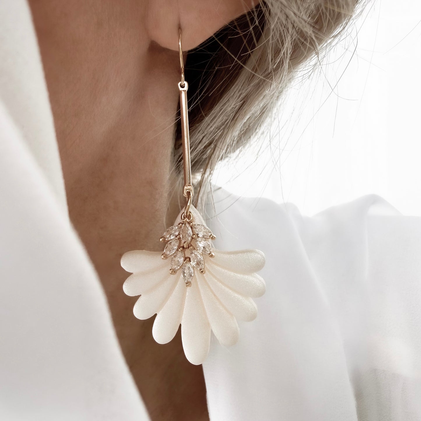 Boucles d’oreilles Éventail